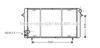 AVA QUALITY COOLING RT2116 Radiator, engine cooling